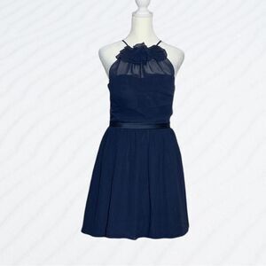 Alfred Angelo Short Navy Party / bridesmaids  Dress Size 6